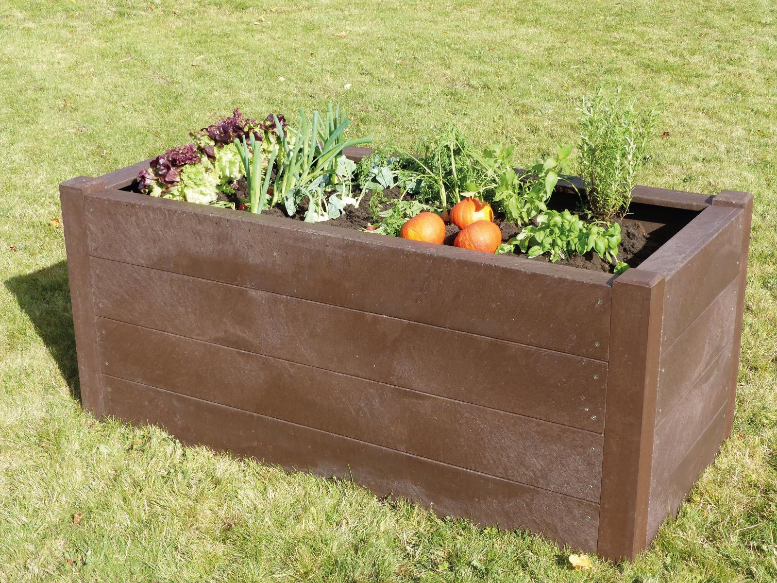 Terra kids' raised bed - Brown