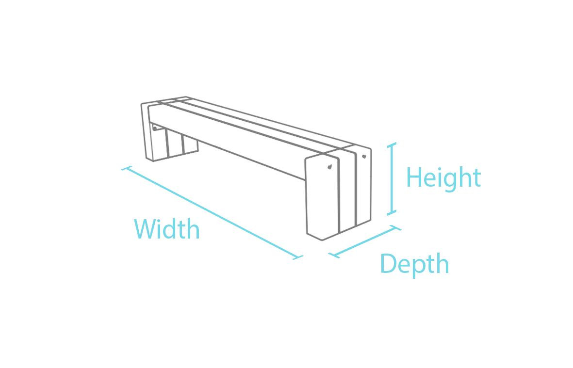 Calero children's bench