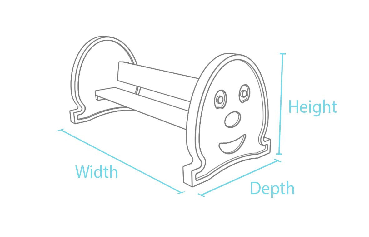 Children's bench Pippolino