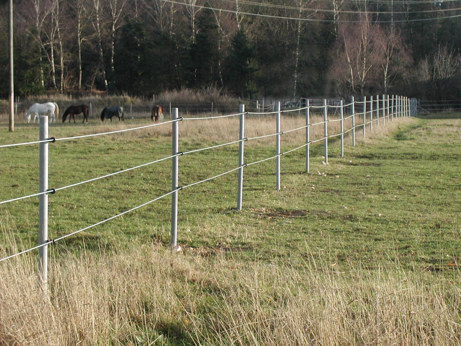 Round post integrated reinforcement