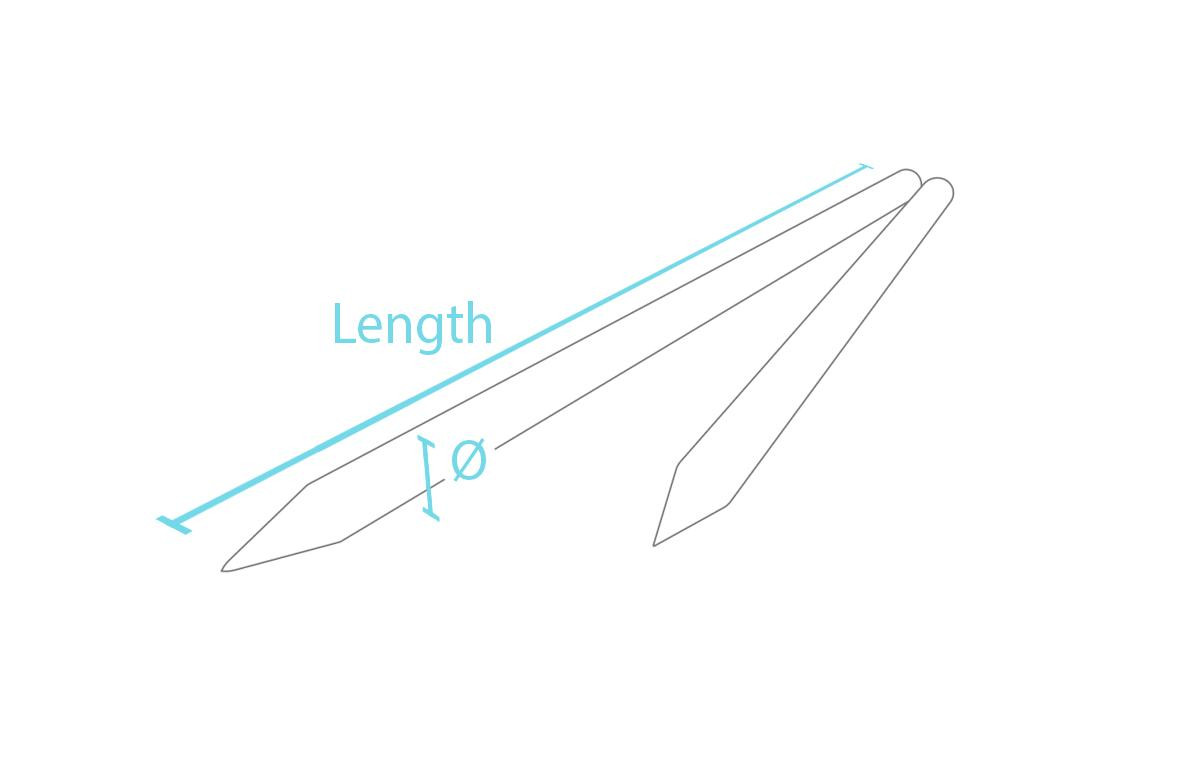 Round post integrated reinforcement