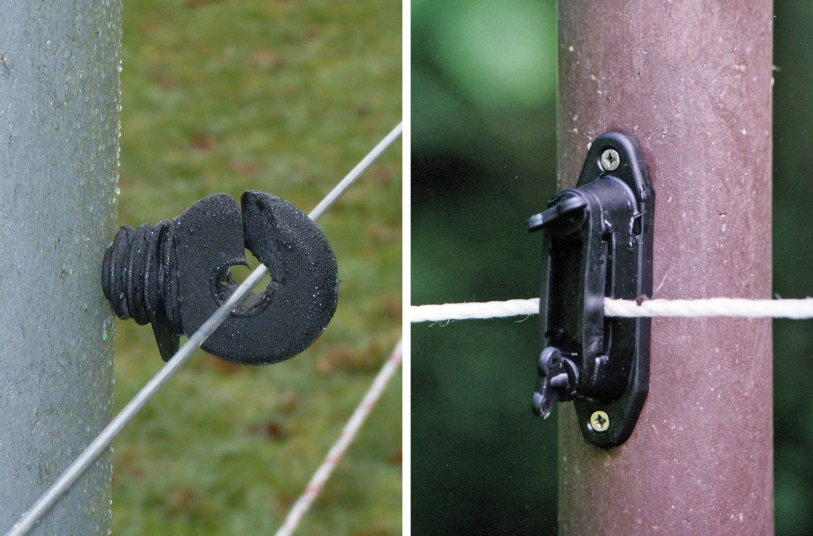 Round post without reinforcement