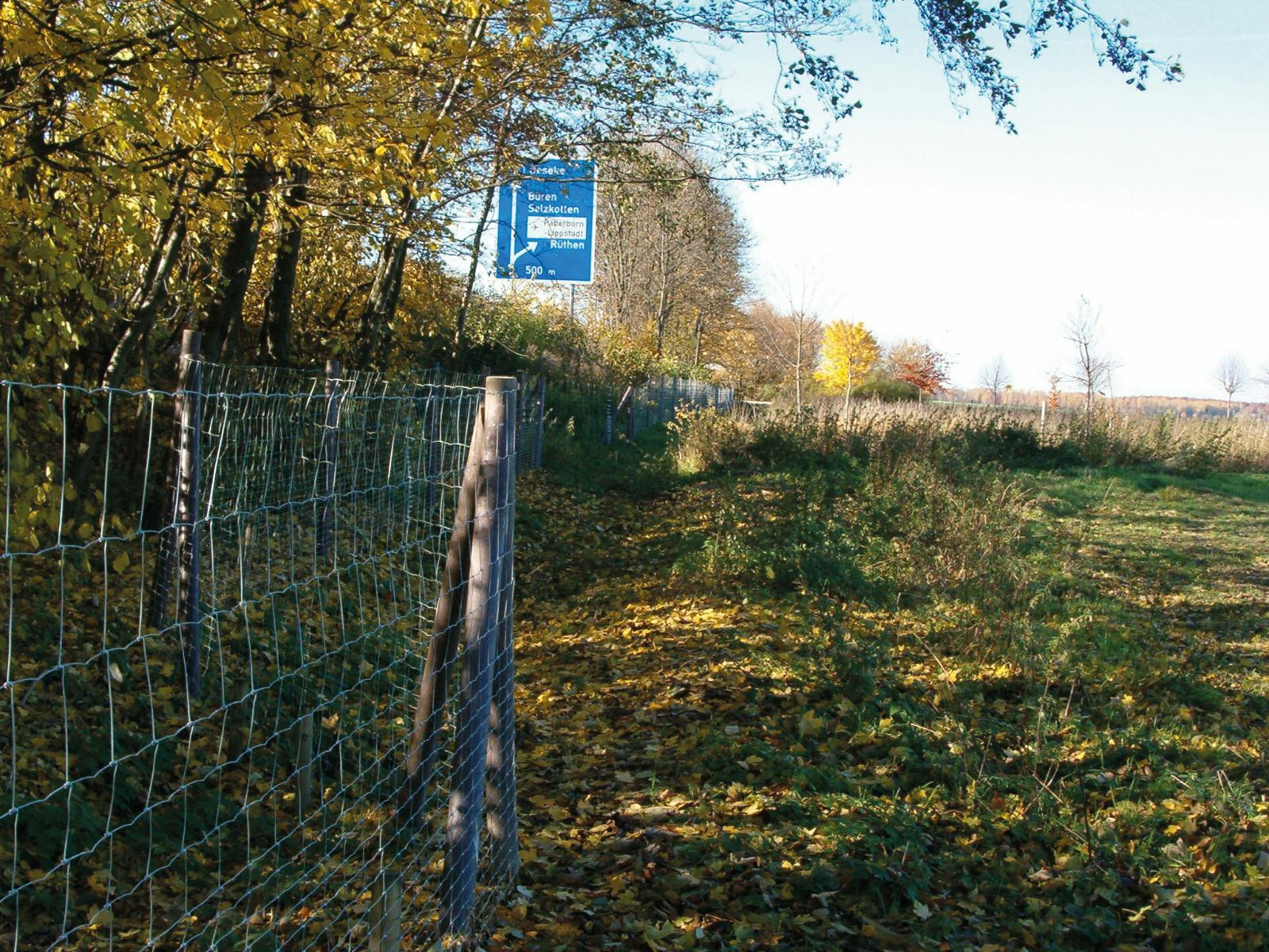 Round post without reinforcement