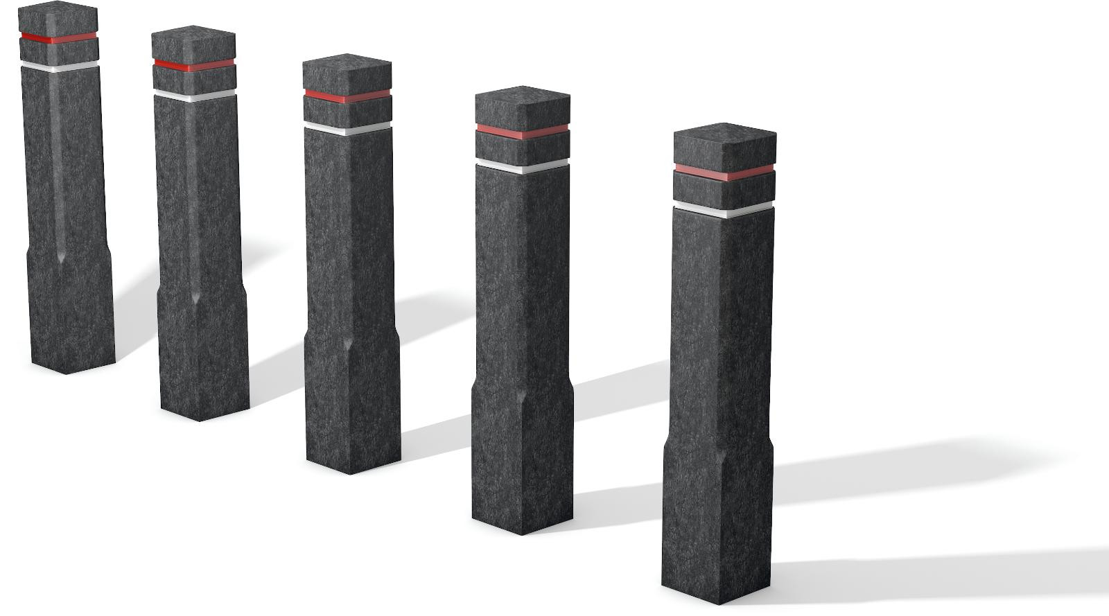 Diamond head bollard