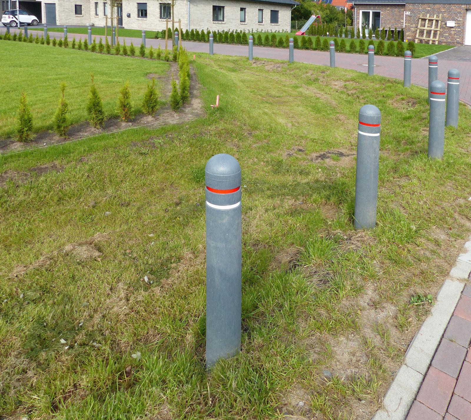 Bollard, dome shaped Ø 150mm Hollow profile