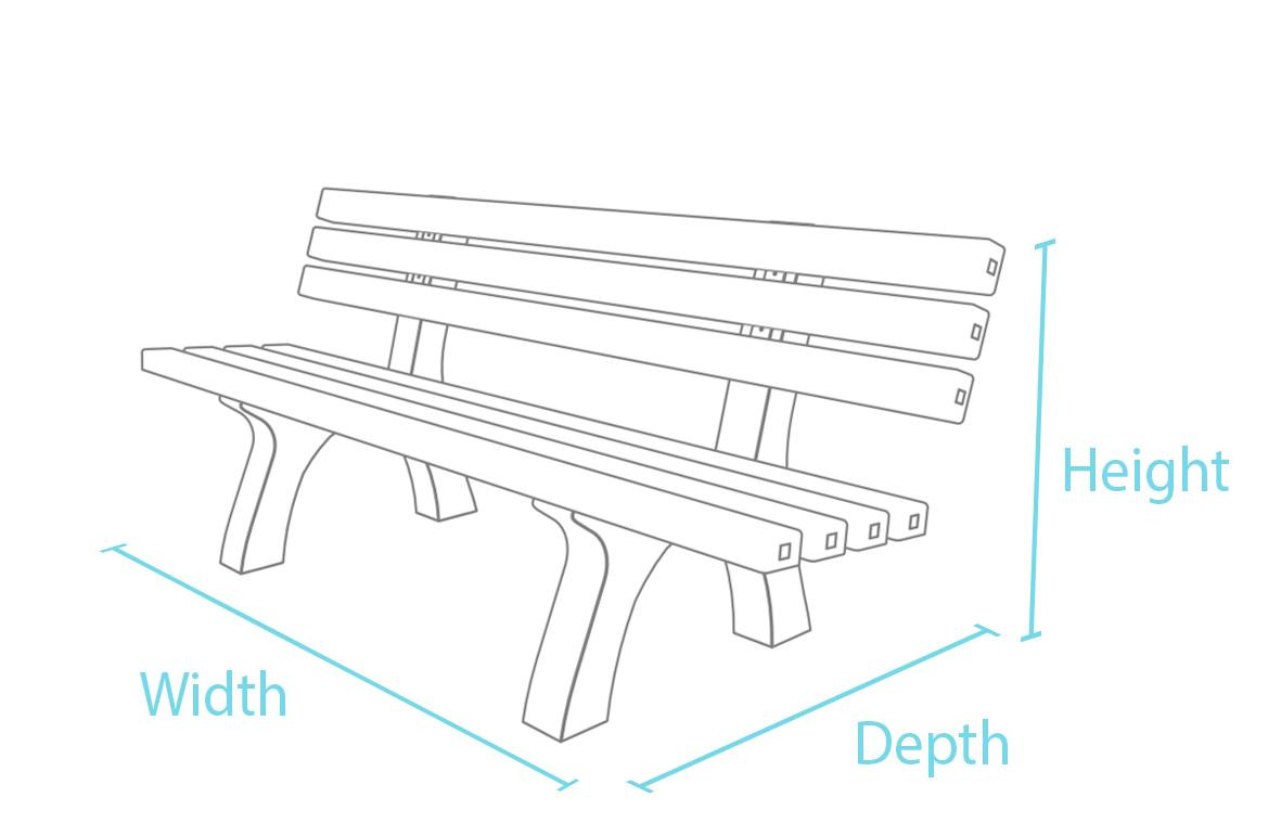 Trafalgar 1 square bench