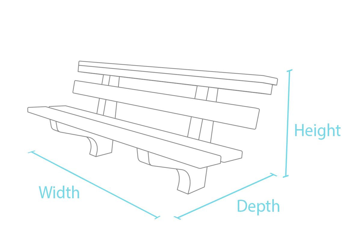 Tremezzo youth bench